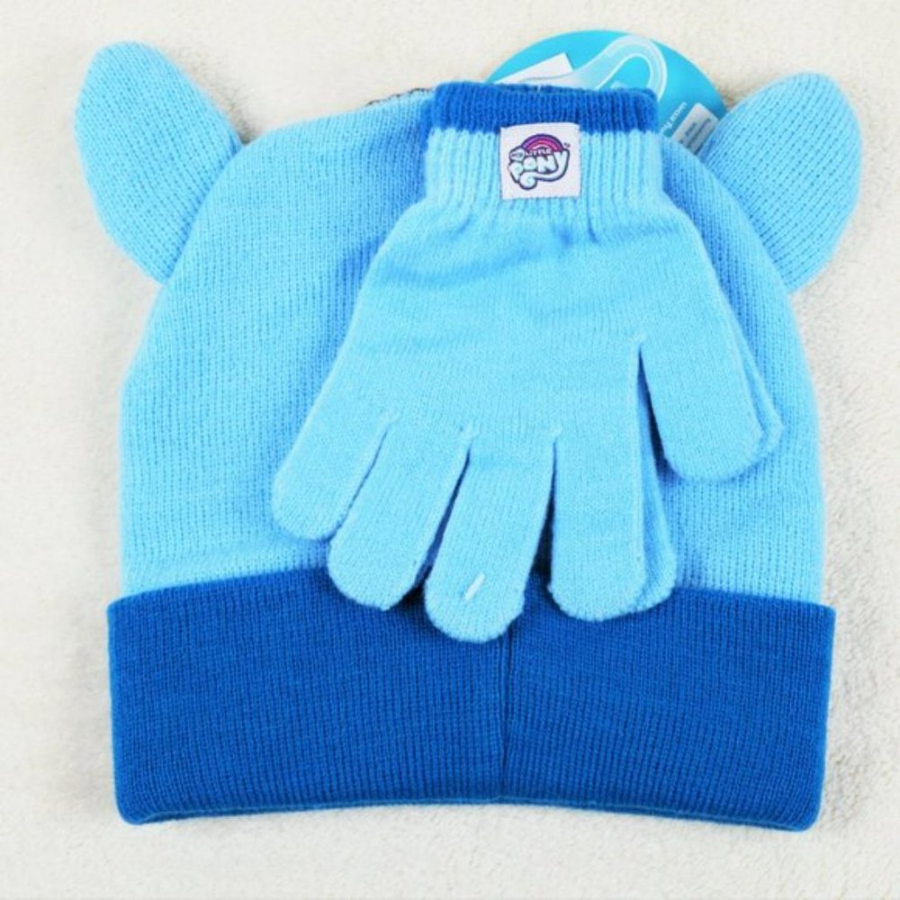 NWT My Little Pony Girls Two-Piece  Hat & Gloves Set - Picture 3 of 4